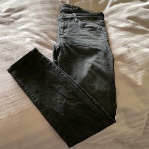 AG premium dark black/grey denim